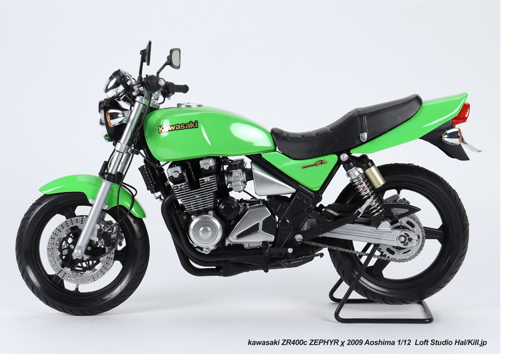 1/12 kawasaki ZR400c ZEPHYR kai 2009